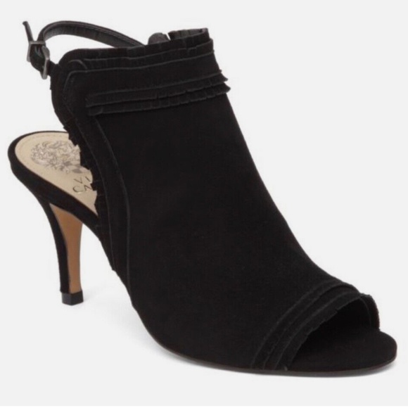 Vince Camuto Prenda Peep-Toe Slingback Shooties - Picture 1 of 8